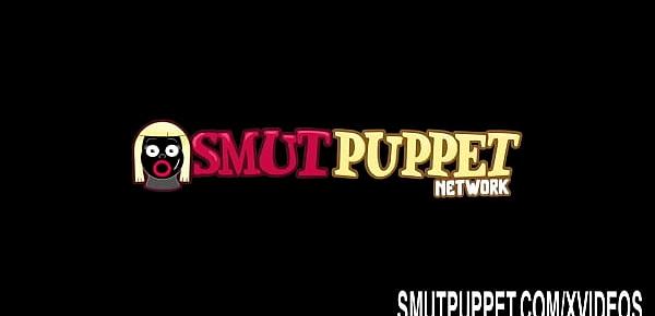  Smut Puppet - Stuffing a Blondes Bald Pussy Compilation